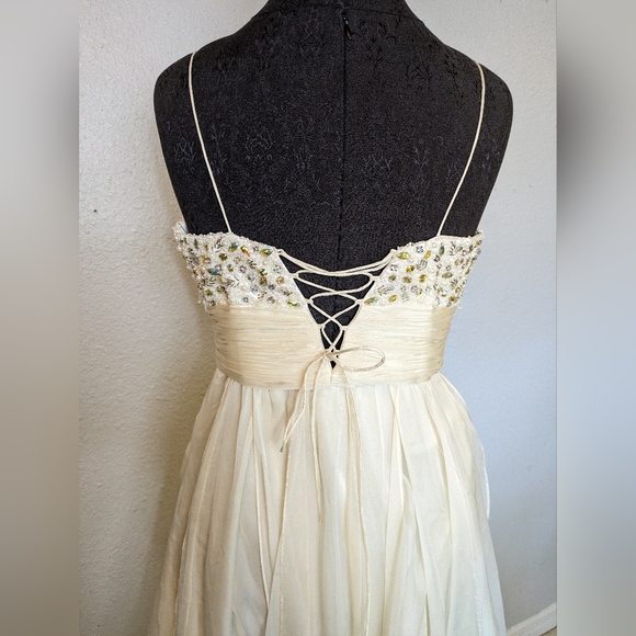 Beautiful Whimsical Y2K Fairy Beaded Mini Dress - Picture 8 of 16